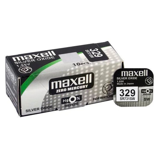 Maxell 329 Silver Batterie – 1,55V SR731SW Knopfzelle