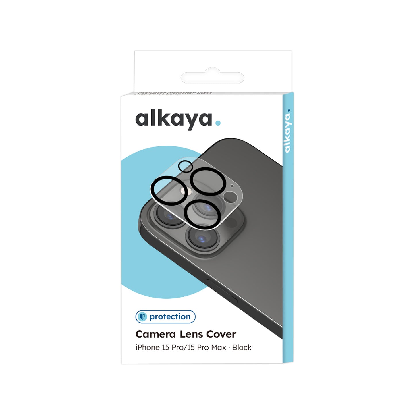 Alkaya Lens Shield Kameraschutz Glas | iPhone 15 Pro / 15 Pro Max - MIZO.at