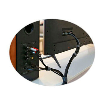 Klett-Kabel-Organizer Gelb | 1 m selbstklebend & wiederverwendbar - MIZO.at