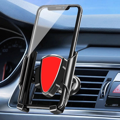 Universal Gravity Smartphone-Halter Dunkelgrau – Auto Befestigung YC05 - MIZO.at