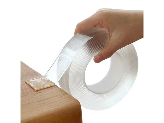 Double-Sided Nano Adhesive Tape Transparent – 1 m × 3 cm