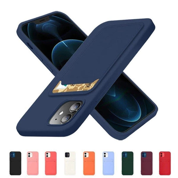Samsung S22/S22+ Wallet Case | White Silicone Card Cover - MIZO.at