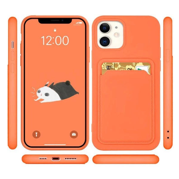 Samsung S22/S22+ Wallet Case | White Silicone Card Cover - MIZO.at