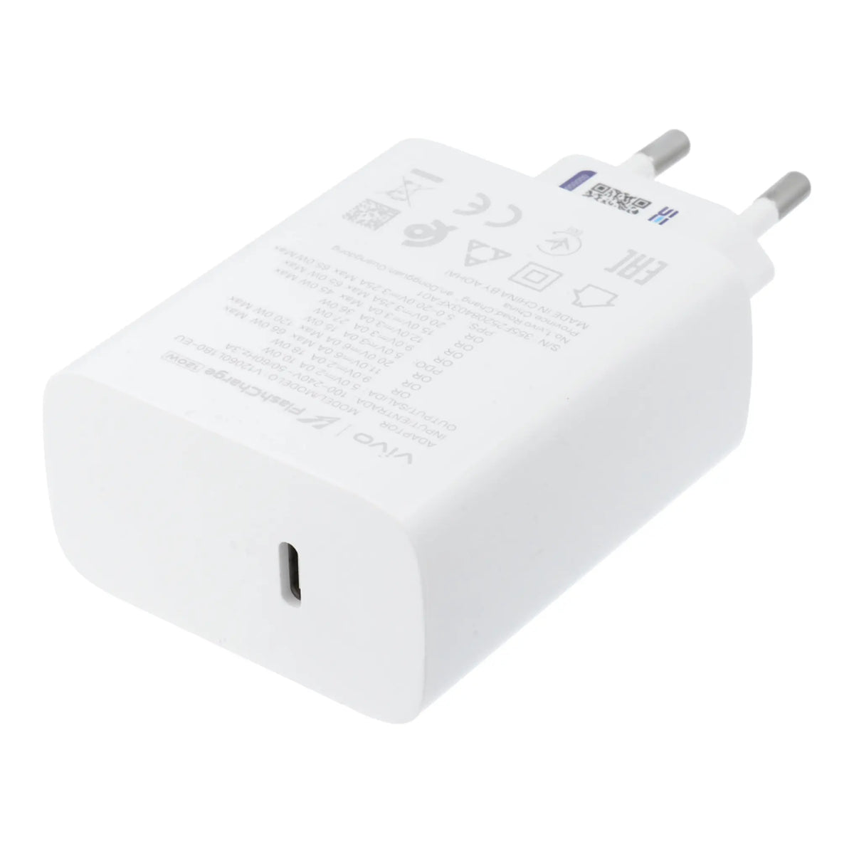Vivo Original Ladegerät USB-C 120W Flash Charge – Weiß