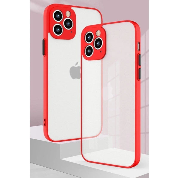 Samsung S21 Ultra Milky Case | Red Flexible Silicone Cover - MIZO.at