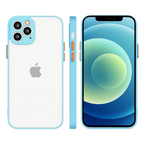 Samsung S21+ Milky Case | Blue Flexible Silicone Cover - MIZO.at