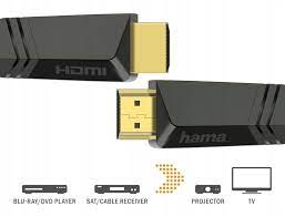 HAMA HDMI 2.0b Cable | 10M 4K@60Hz High Speed Cable Black - MIZO.at