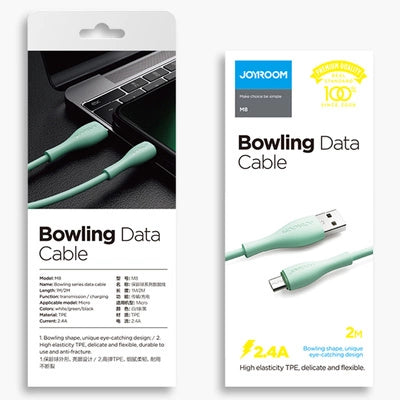 Joyroom Micro USB Cable | 2.4A Fast Charging 1M Green - MIZO.at