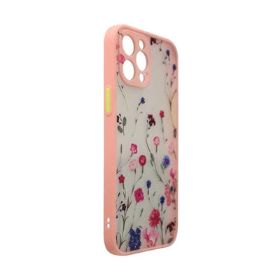 Rosa Floral iPhone 12 Pro Max Case – Premium Designer Schutzcover - MIZO.at