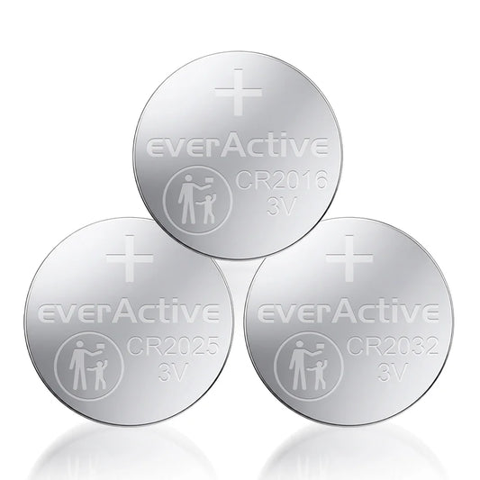 everActive Knopfzellen Set 8er – CR2032/CR2025/CR2016