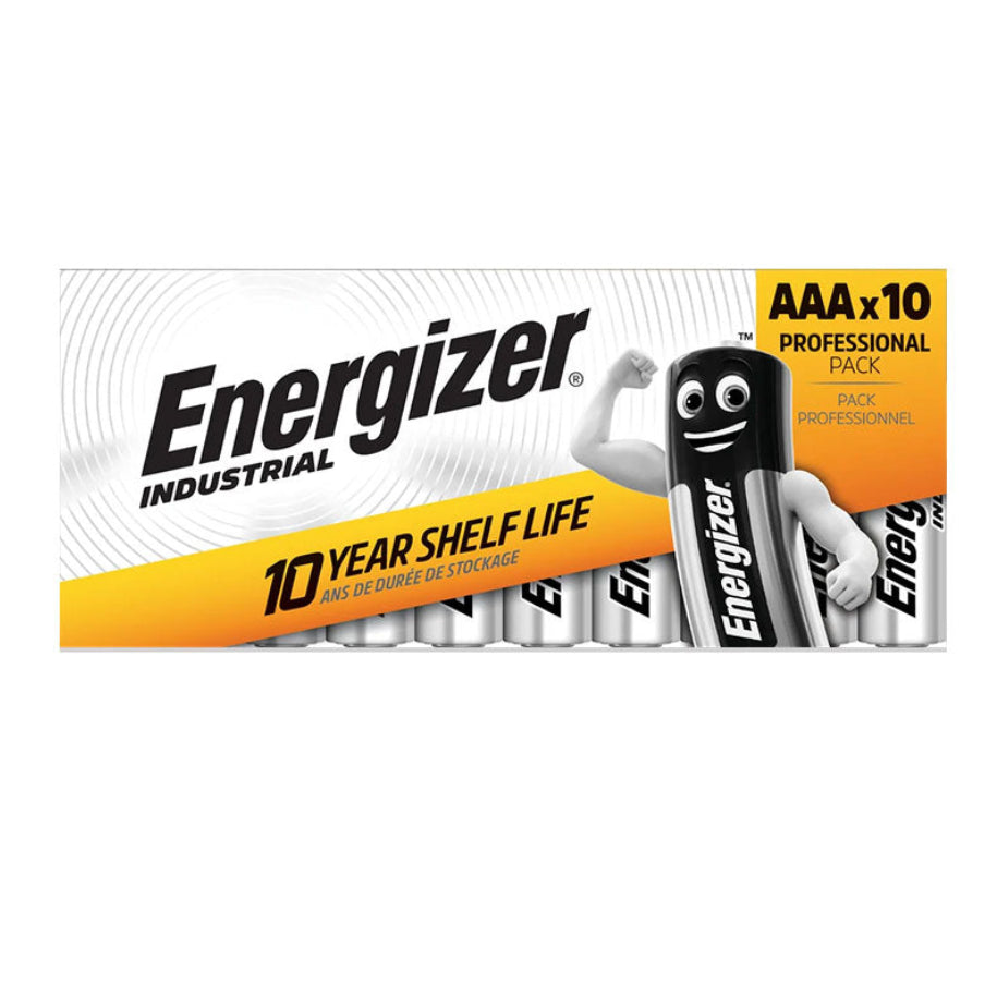Energizer Industrial AAA LR03 1,5V Alkaline-Batterien – 10er Pack
