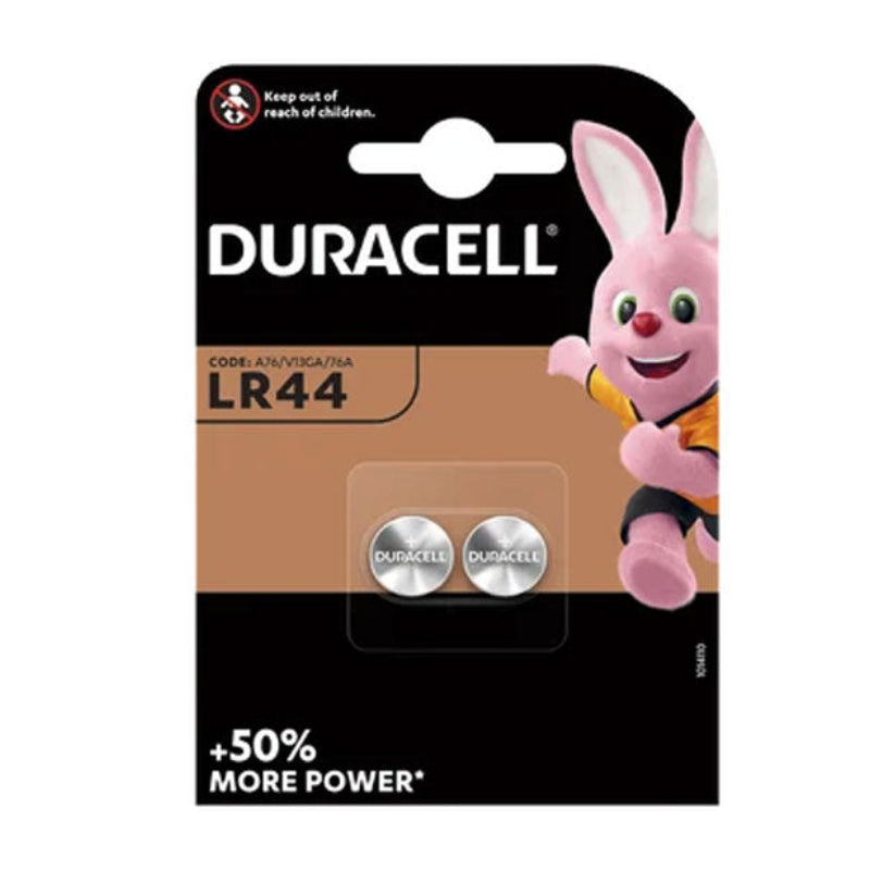 2er Pack Duracell LR44 / AG13 Alkaline Knopfzellen 1,5 V