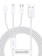 Baseus 3-in-1 USB Cable | Lightning, USB Type-C & Micro USB - MIZO.at