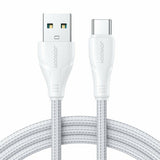 Joyroom USB-C Schnellladekabel 0,25 m Weiß – 3A & 480 Mbps - MIZO.at