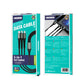 B11 3-in-1 Schnellladekabel – USB-C, Lightning & Micro-USB Schwarz 1,2 m - MIZO.at