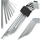 Inbus-Schlüsselset mit Kugelkopf, 9-teilig – 1,5–10 mm