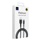 Platinum Series USB-A auf USB-C Kabel – 3 A Fast Charging, 1,2 m - MIZO.at