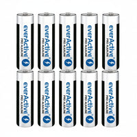 10er Pack everActive Pro AA LR6 Alkaline Batterien 1,5V - MIZO.at