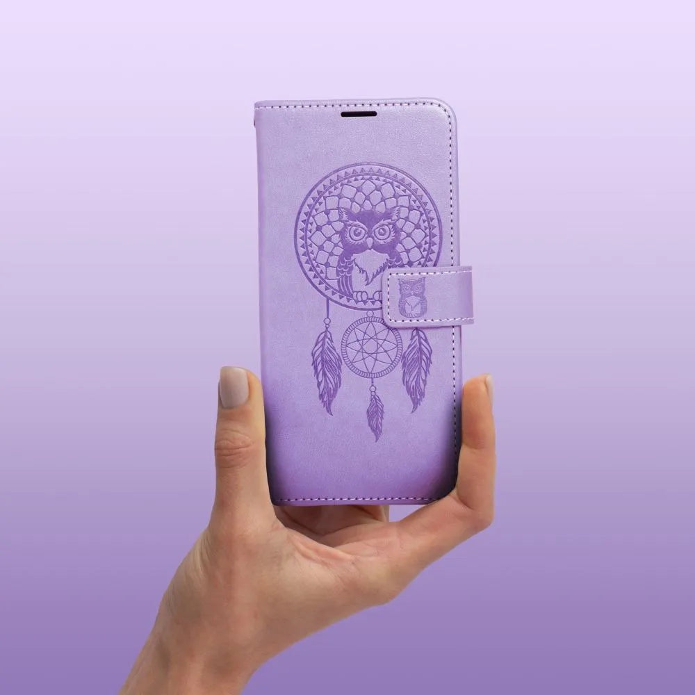 Mezzo Book Case iPhone 14 Dreamcatcher Lila