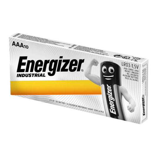 Energizer Industrial AAA LR03 1,5V Alkaline-Batterien – 10er Pack