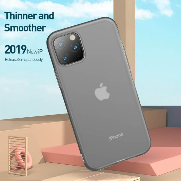 iPhone 11 Pro Max Case | Jelly Liquid Silica Gel (Black) - MIZO.at
