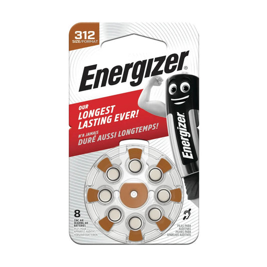 Energizer 312 Batteries 8er Pack Hearing Aid - MIZO.at