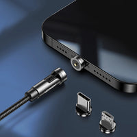 Joyroom 3-in-1 Magnetic Cable | Lightning, Type-C & Micro USB Charging - MIZO.at