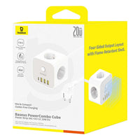 Baseus PowerCombo 7-in-1 Cube | Power Strip with USB & USB-C