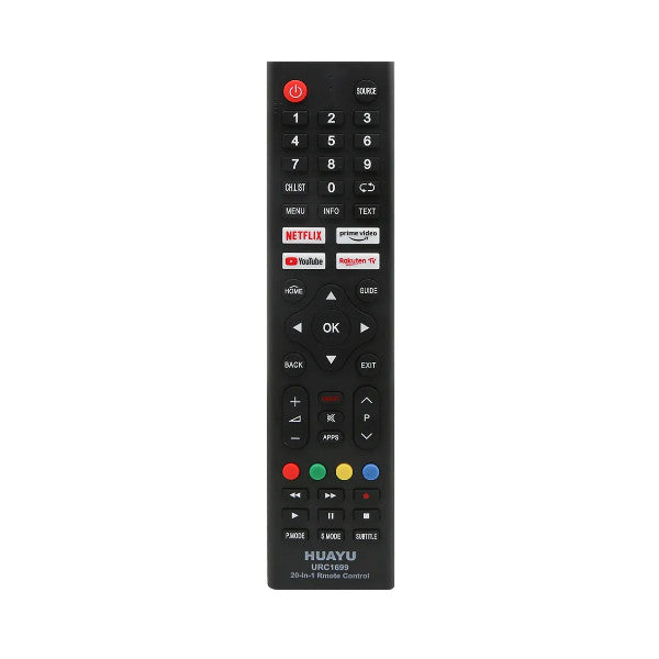 Universal TV Fernbedienung 20in1 Smart Netflix YouTube URC1699 - MIZO.at