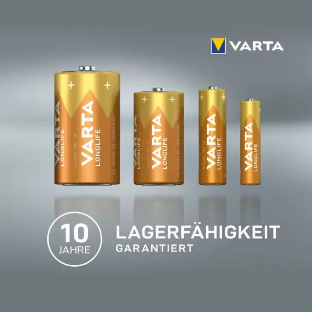VARTA Longlife AAA LR03 1,5V Alkaline-Batterien – 30er Pack