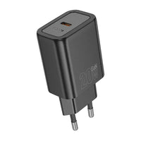 Hoco USB-C QC PD 20W N60 Schnellladegerät Schwarz