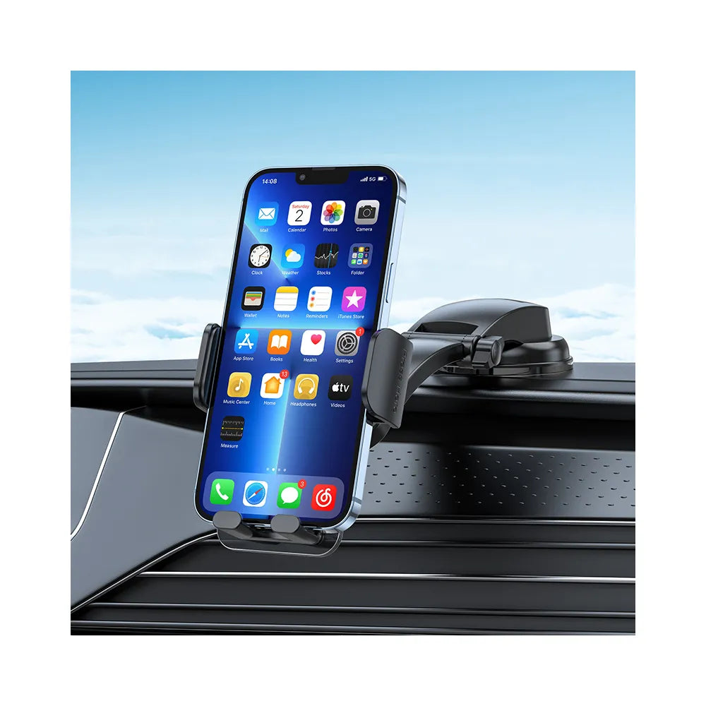 HOCO CA118 Auto Handyhalterung Windschutzscheibe Schwarz