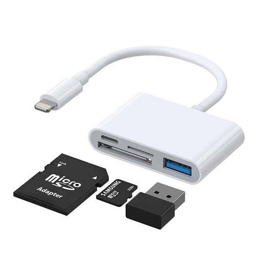 iPhone OTG Adapter Lightning USB SD Kartenleser 4 in 1 Joyroom