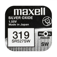 Maxell 319 SR527SW Silberoxid Uhrbatterie Mini - MIZO.at