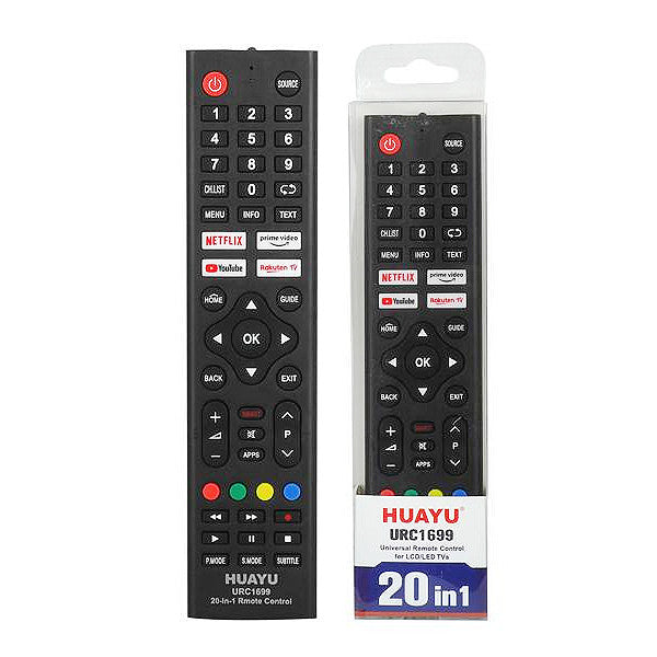 Universal TV Fernbedienung 20in1 Smart Netflix YouTube URC1699 - MIZO.at