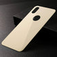 iPhone XS Rückschutz 0,3 mm Curved T-Glass Vollabdeckung – Gold - MIZO.at