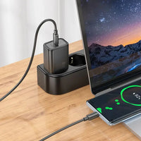 Hoco USB-C QC PD 20W N60 Schnellladegerät Schwarz