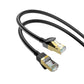 Hoco US07 5 m Cat6 Gigabit Ethernet Kabel – Flach Schwarz - MIZO.at