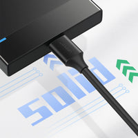 USB 3.0 to Micro USB Cable | 5Gbps SuperSpeed 1M Black - MIZO.at