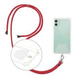 Universal Handy-Lanyard 150 cm Rot | Verstellbare Umhängekordel - MIZO.at