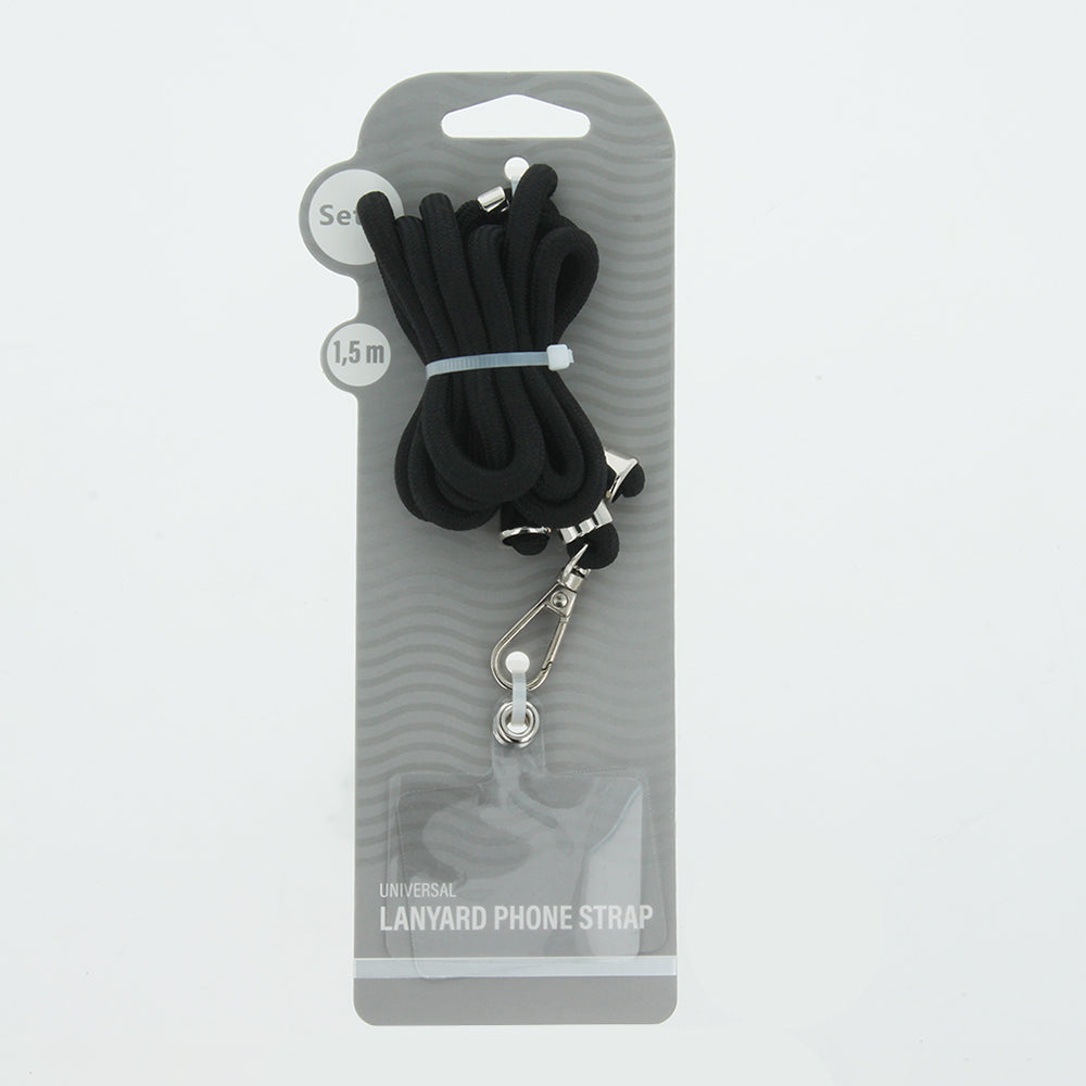 Setty ST1-1 Universal Phone Hanger | Flexible Black Holder - MIZO.at