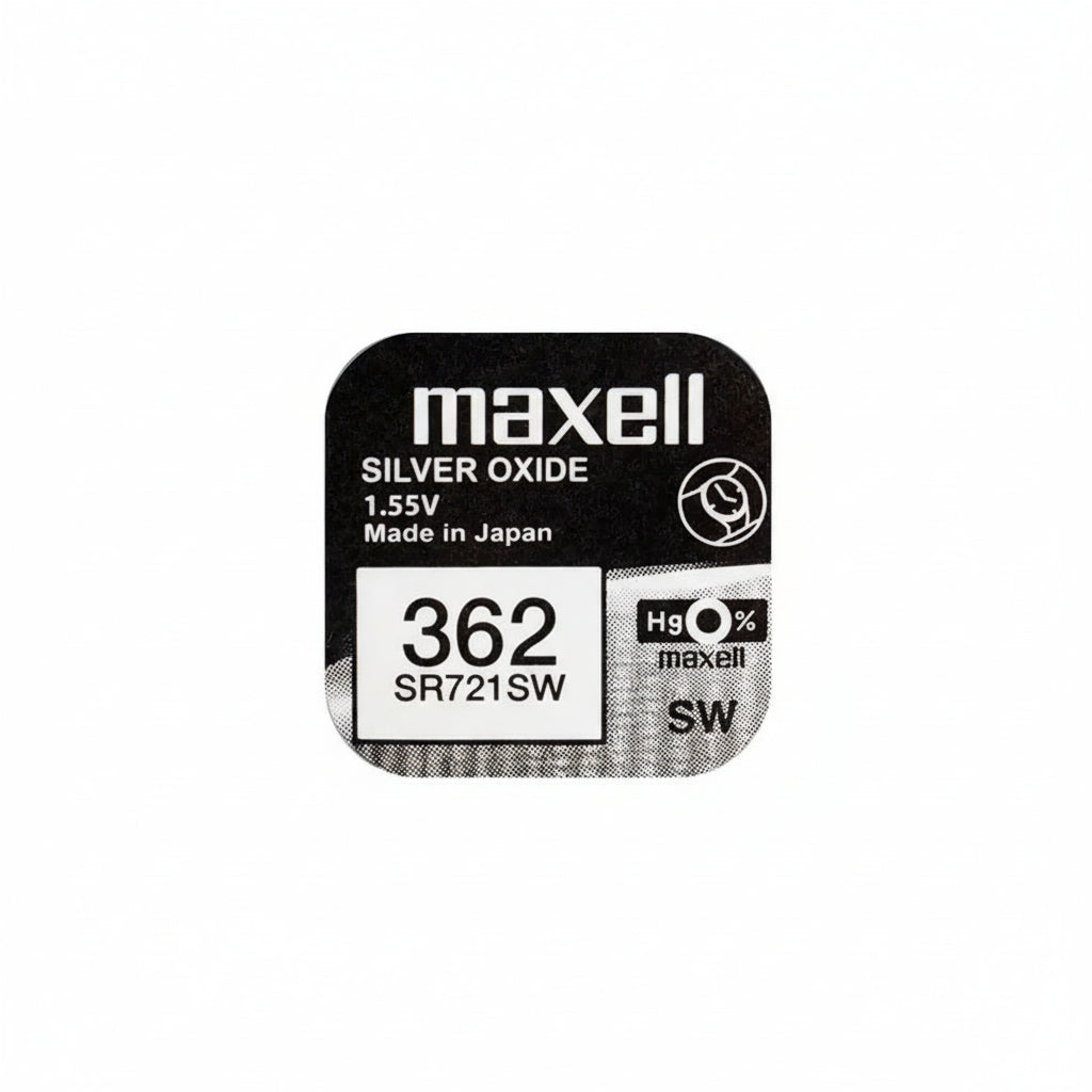 Maxell 362 SR721SW Silberoxid Uhrbatterie Ultra-Flach - MIZO.at