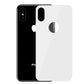 iPhone XS Rückschutz 0,3 mm Curved T-Glass Vollabdeckung – Weiß - MIZO.at