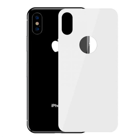 iPhone XS Max Curved T Glass Rear Protector | White - MIZO.at