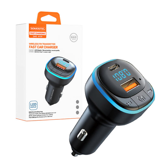 Somostel USB-C Netzteil 3.1A Schnellladegerät Schwarz SMSA109 - MIZO.at