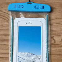 Wasserdichte Handyhülle für Pool, Strand & Kajak – Blau - MIZO.at