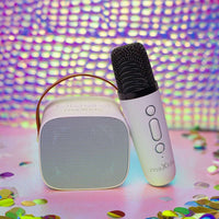 Maxlife MXKS-100 Karaoke Speaker | Bluetooth Mic – White - MIZO.at