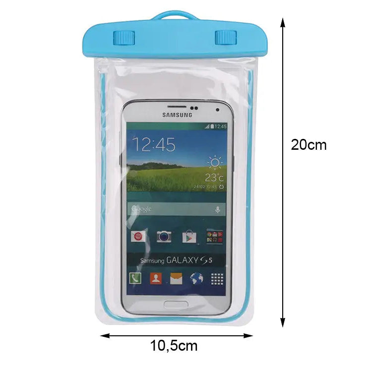 Wasserdichte Handyhülle für Pool, Strand & Kajak – Blau - MIZO.at