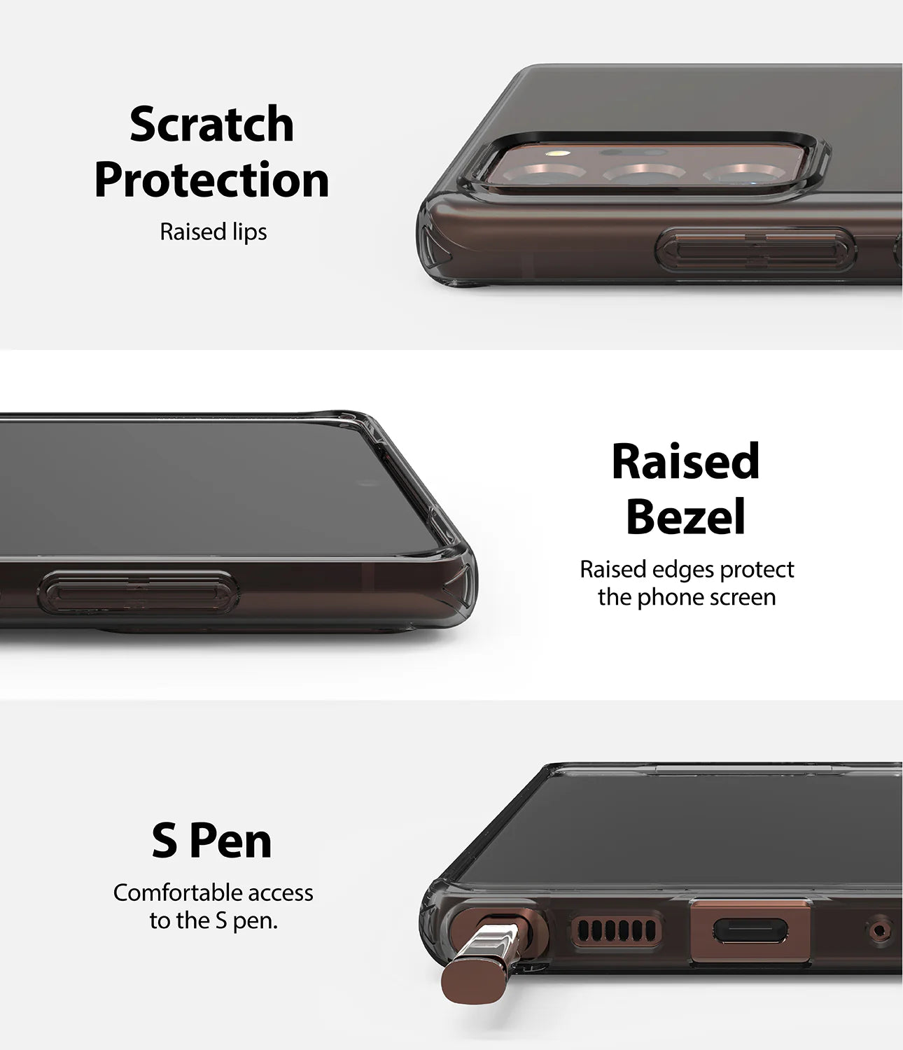 Galaxy Note 20 Case Air Smoke Black | Slim & Durable Protection - MIZO.at