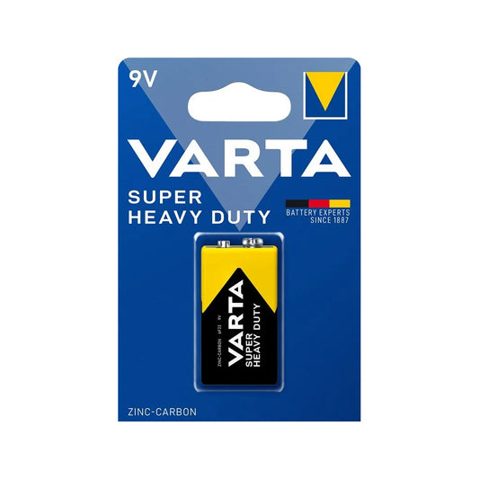 Varta Superlife 9V 6F22 Zink-Kohle Batterie Einzelpack - MIZO.at